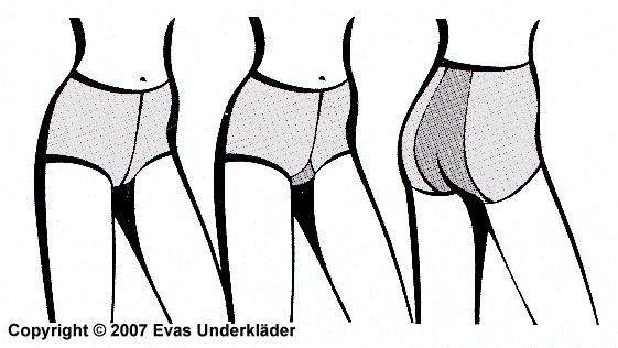 Pantyhose with shaping design